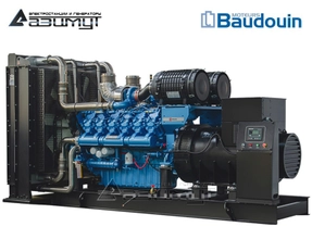 Дизельный генератор 1000 кВт Baudouin Moteurs АД-1000С-Т400-2РМ9 с АВР