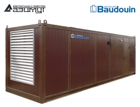 Дизель генератор АД-1000С-Т400-1РНМ9 Baudouin Moteurs мощностью 1000 кВт в контейнере