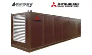 Дизель генератор АД-1000С-Т400-2РНМ8 Mitsubishi мощностью 1000 кВт в контейнере с автозапуском (АВР)
