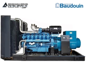 Дизельный генератор 1200 кВт Baudouin Moteurs АД-1200С-Т400-2РМ9 с АВР