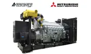 Дизельная электростанция 1200 кВт Mitsubishi-SME (Китай) АД-1200С-Т400-2РМ8C с АВР