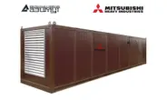 Дизель генератор АД-1800С-Т400-1РНМ8 Mitsubishi мощностью 1800 кВт в контейнере