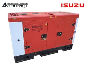 Дизельный генератор 16 кВт Isuzu в шумозащитном кожухе АД-16-Т400-1РКМ28