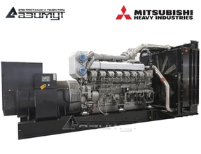 Дизельная электростанция 1500 кВт Mitsubishi-SME АД-1500С-Т400-2РМ8C с АВР