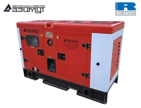 Дизельный генератор 16 кВт Ricardo в шумозащитном кожухе АД-16С-Т400-1РКМ19