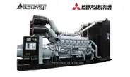 Дизельная электростанция 1600 кВт Mitsubishi-SME АД-1600С-Т400-2РМ8C с АВР