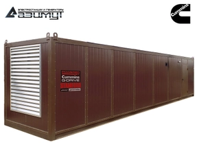 Дизель генератор АД-1600С-Т400-1РНМ15UK Cummins мощностью 1600 кВт в контейнере