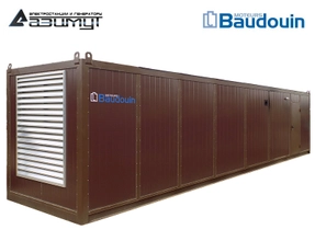 Дизель генератор АД-1800С-Т400-1РНМ9 Baudouin Moteurs мощностью 1800 кВт в контейнере