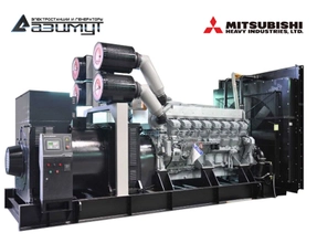 Дизельный генератор АД-2000С-Т400-1РМ8 Mitsubishi мощностью 2000 кВт