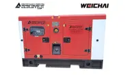 Дизельный генератор 20 кВт Weichai в кожухе, АД-20С-Т400-1РКМ7