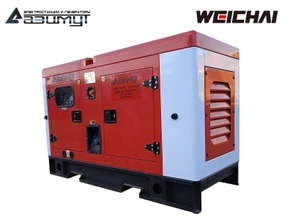 Дизельный генератор 24 кВт Weichai в кожухе, АД-24С-Т400-1РКМ7