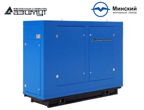 Дизельный генератор 24 кВт ММЗ под капотом АД-24-Т400-1РПМ1