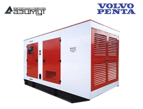 Дизель генератор 400 кВт Volvo Penta в кожухе, АД-400С-Т400-1РКМ23