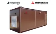 Дизель генератор АД-450С-Т400-2РНМ8 Mitsubishi мощностью 450 кВт в контейнере с автозапуском (АВР)