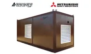 Дизель генератор АД-550С-Т400-2РНМ8 Mitsubishi мощностью 550 кВт в контейнере с автозапуском (АВР)