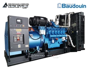 Дизельный генератор 700 кВт Baudouin Moteurs АД-700С-Т400-2РМ9 с АВР