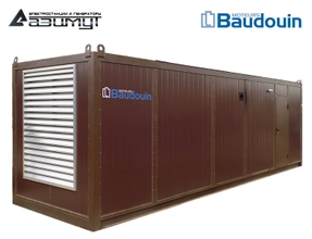 Дизель генератор АД-900С-Т400-1РНМ9 Baudouin Moteurs мощностью 900 кВт в контейнере