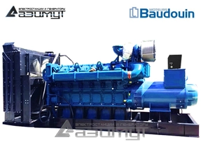 Дизель генератор 1800 кВт Baudouin Moteurs АД-1800С-Т400-1РМ9