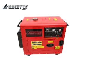 Однофазный дизельный генератор 4.5 кВт в кожухе АДП-4.5-230-ВПЭ