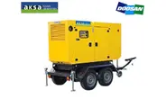Передвижная дизельная электростанция 60 кВт AKSA AD93 на шасси