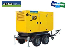 Передвижная дизельная электростанция 60 кВт AKSA AD93 на шасси
