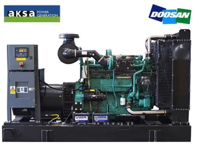 Дизельный генератор AKSA AD330 (Doosan) мощностью 240 кВт