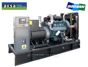 Дизельный генератор AKSA AD490 (Doosan) мощностью 320 кВт