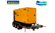 Передвижная дизельная электростанция 420 кВт AKSA AD580 на шасси