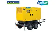 Передвижная дизельная электростанция 100 кВт AKSA AD132 на шасси