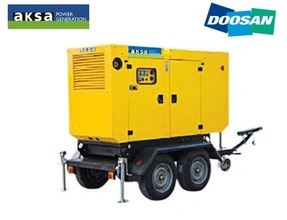 Передвижная дизельная электростанция 100 кВт AKSA AD132 на шасси