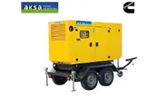 Передвижная дизельная электростанция 100 кВт AKSA APD145C на шасси с АВР