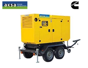 Передвижная дизельная электростанция 100 кВт AKSA APD145C на шасси