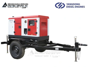 Передвижная дизельная электростанция 10 кВт Yangdong ЭД-10-Т400-1РКМ55