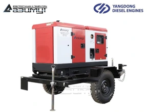 Передвижная дизельная электростанция 16 кВт Yangdong ЭД-16-Т400-1РКМ55