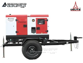 Передвижная дизельная электростанция 25 кВт Deutz (КНР) ЭД-25-Т400-1РКМ6С