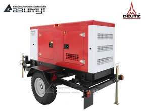 Передвижная дизельная электростанция 30 кВт Deutz (Германия) ЭД-30-Т400-1РКМ6