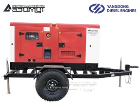 Передвижная дизельная электростанция 60 кВт Yangdong ЭД-60-Т400-1РКМ55