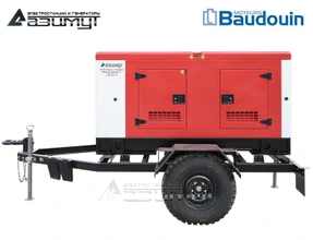 Передвижная дизельная электростанция 60 кВт Baudouin Moteurs ЭД-60-Т400-1РКМ9