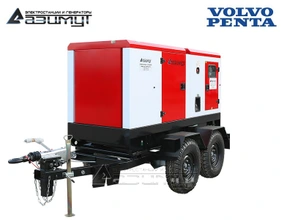 Передвижная электростанция дизельная 80 кВт Volvo Penta ЭД-80-Т400-1РКМ23