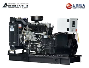 Дизельный генератор АД-25С-Т400-2РМ50 SDEC мощностью 25 кВт (380 В) открытого исполнения с автозапуском (АВР)