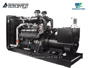 Дизельный генератор АД-580С-Т400-2РМ16 Shangyan мощностью 580 кВт открытого исполнения с автозапуском (АВР)