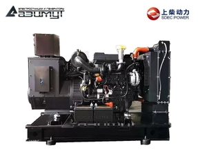 Дизельный генератор АД-60С-Т400-2РМ5 SDEC мощностью 60 кВт (380 В) открытого исполнения с автозапуском (АВР)