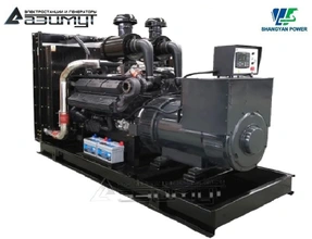 Дизельный генератор АД-630С-Т400-2РМ16 Shangyan мощностью 630 кВт открытого исполнения с автозапуском (АВР)