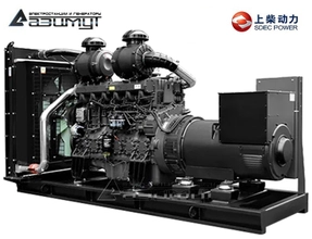 Дизельный генератор АД-630С-Т400-1РМ5 SDEC мощностью 630 кВт (380 В) открытого исполнения