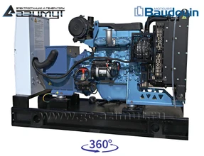 Дизельный генератор ДГУ 20 кВт <br>Baudouin Moteurs <br>АД-20С-Т400-1РМ9