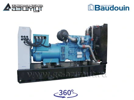 Дизельный генератор 250 кВт Baudouin Moteurs с АВР АД-250С-Т400-2РМ9