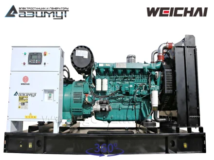 Дизельный генератор 250 кВт Weichai АД-250С-Т400-1РМ7