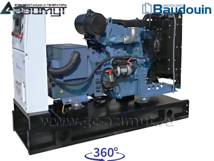 Дизельный генератор 16 кВт Baudouin АД-16С-Т400-1РМ9