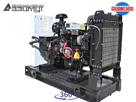 Трехфазный дизельный генератор 8 кВт (380 В) Quanchai <br>АД-8С-Т400-1РM5
