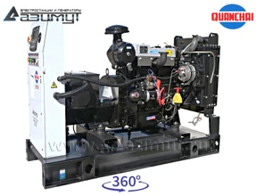 Трехфазный дизельный генератор 8 кВт (380 В) Quanchai <br>АД-8С-Т400-1РM5
